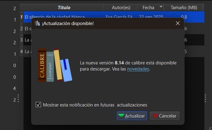 mise à niveau de calibre