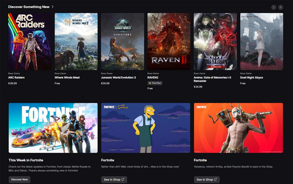 jeux épiques sur le Web