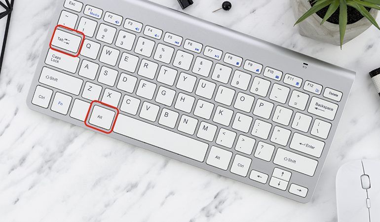 Touches en surbrillance