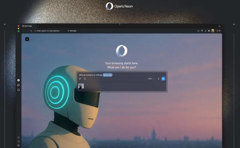 interface opéra néon