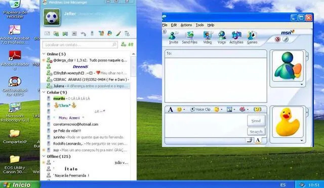Messenger pour Windows XP