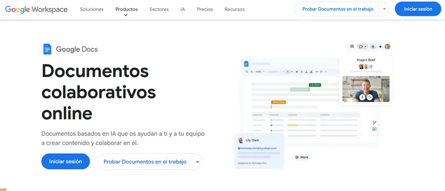 site google docs