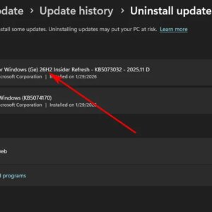 Nous aurons des mises à jour pour Windows 11 26H2 jusqu'en 2029, mais avec deux inconvénients