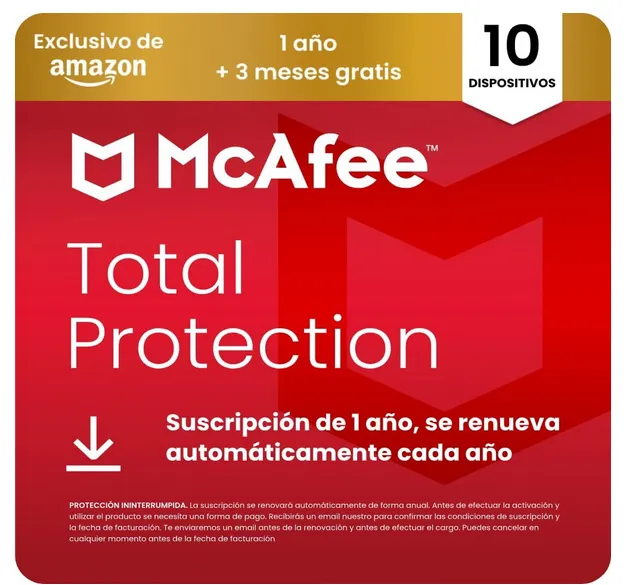 Offre de couverture antivirus McAfee
