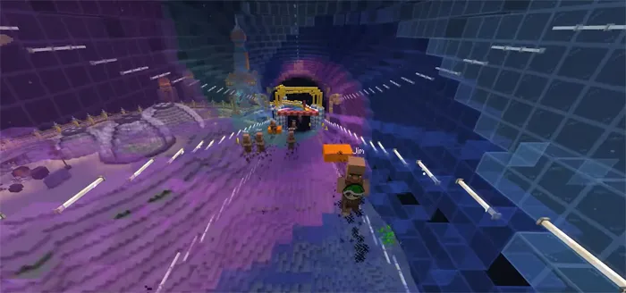 Mod Mario Kart pour Minecraft.