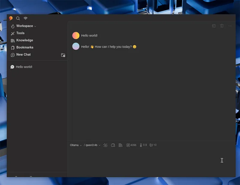 Interface IA pour le système Kali Linux.