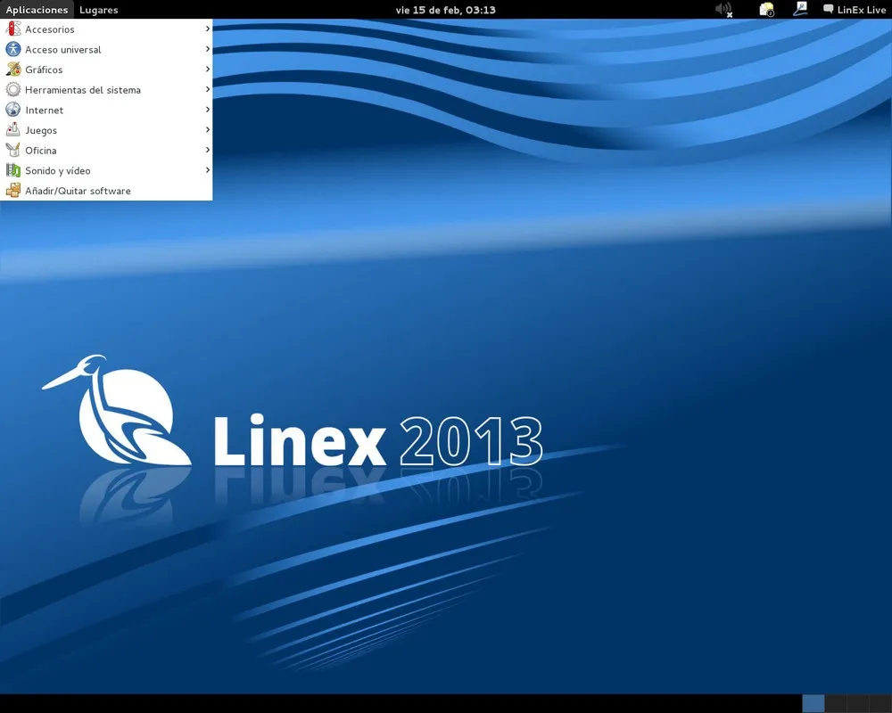 Fond d'écran LINEX, le Linux d'Estrémadure