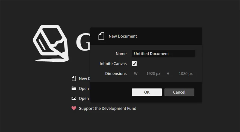 Nouveau projet de conception Graphite.
