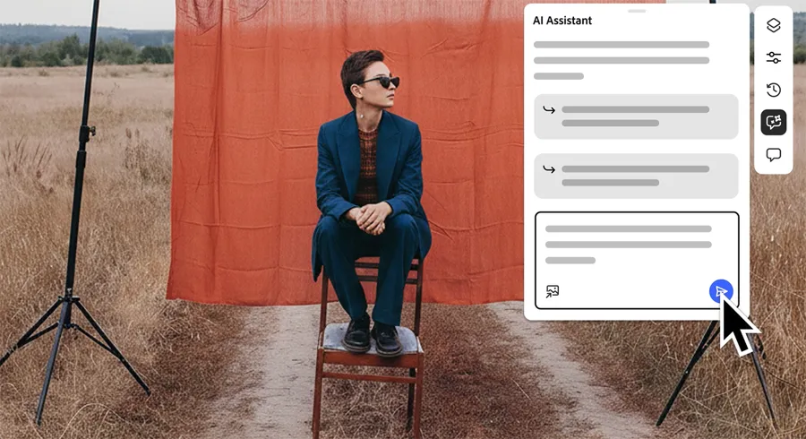 Assistant IA Photoshop.
