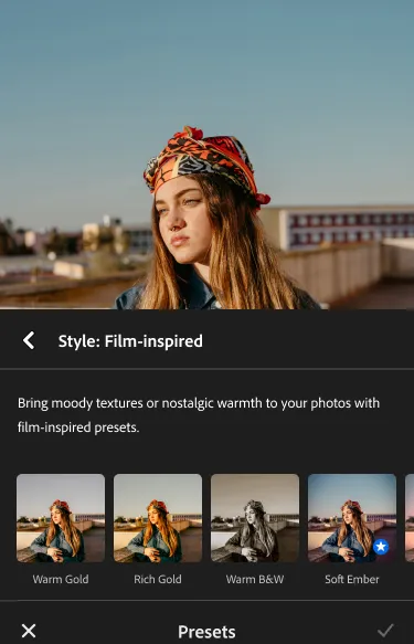 Nouveaux styles Adobe Lightroom inclus.