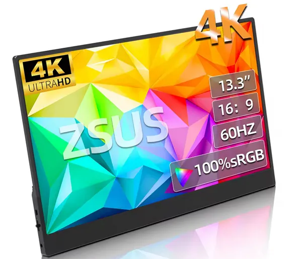 Moniteur portable 4K ZSUS 13 pouces