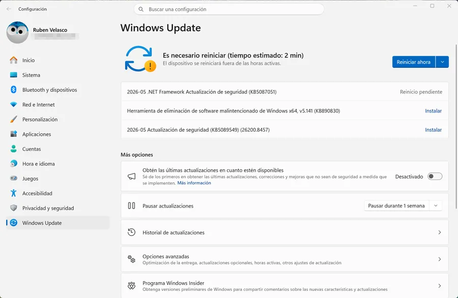 Patchs du mois de mai 2026 pour Windows.