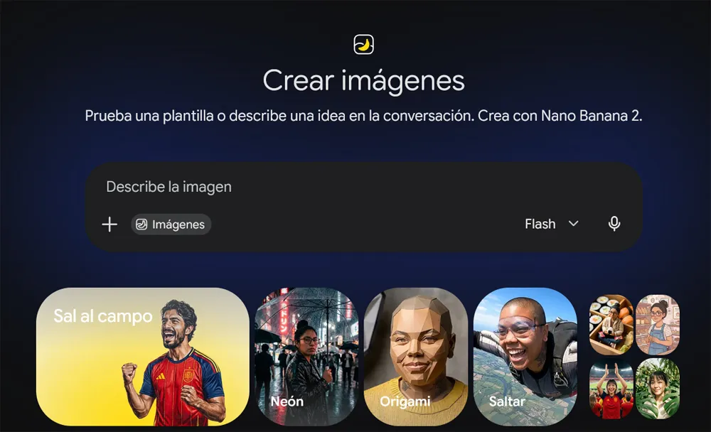 Application officielle Google Gemini Images.