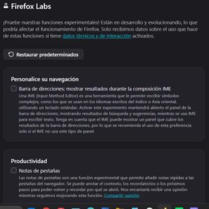 Firefox cache une fonction pour tester les actualités cachées : découvrez Firefox Labs