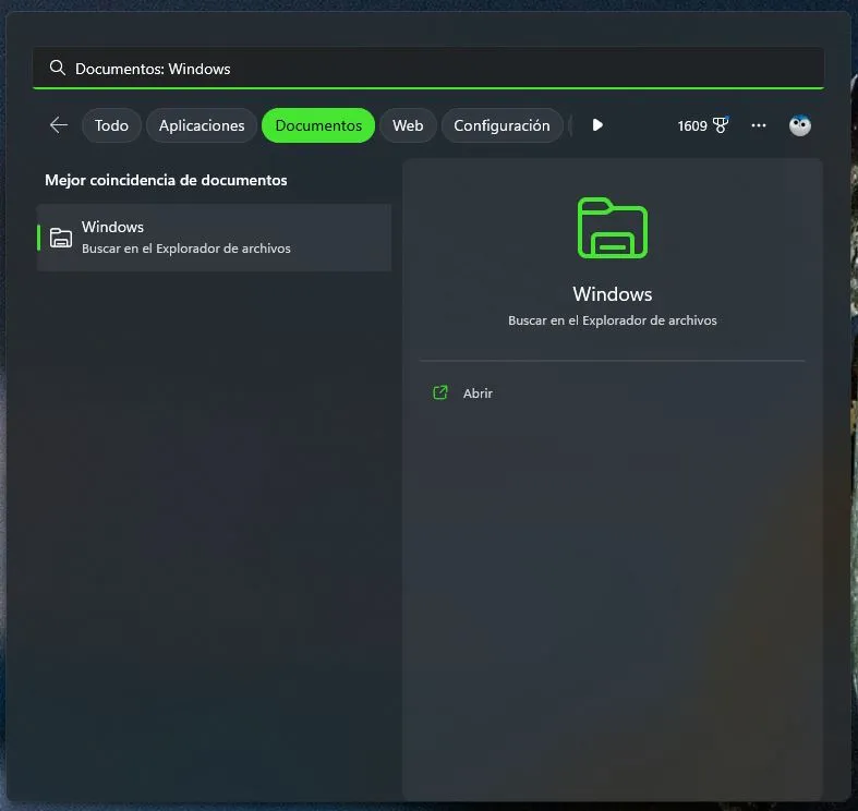 Rechercher des dossiers de fichiers Windows 11