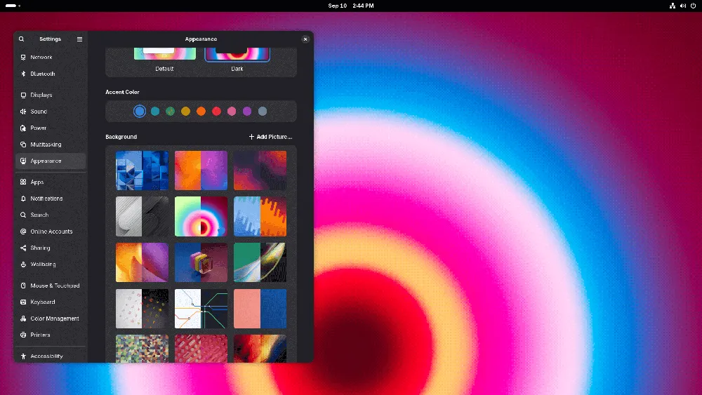 interface gnome 49