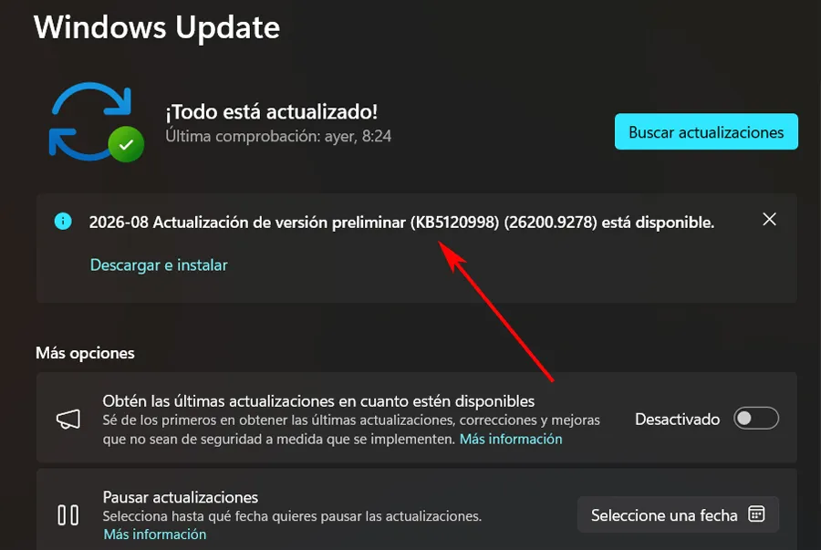 Correctifs Windows Update en septembre.