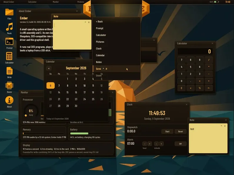 Création du système d'exploitation AI Ember.