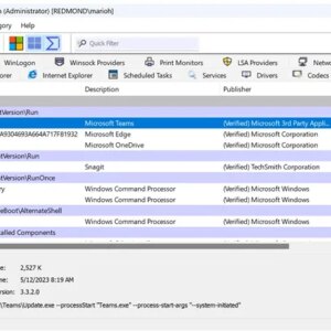 Autoruns : voici comment fonctionne l'outil gratuit de Microsoft qui affiche les applications de démarrage cachées dans Windows 11